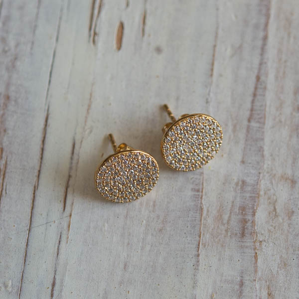 Kum Kum - Disc Earrings Big Gold