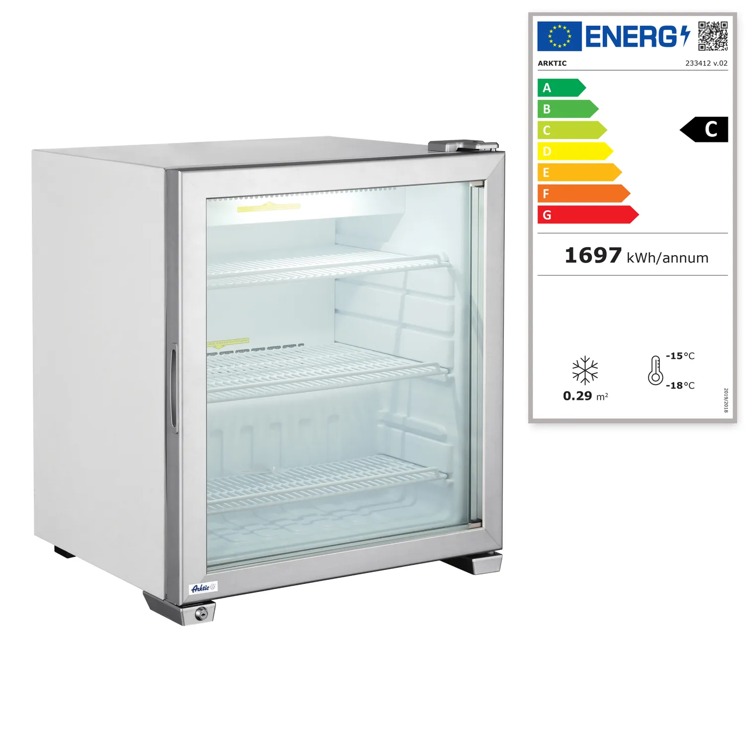 Bänkfrys med display 90L - 3