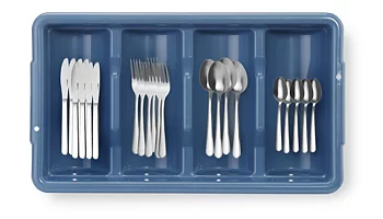 Bestickset med besticklåda - GN 1/1, 4-fack