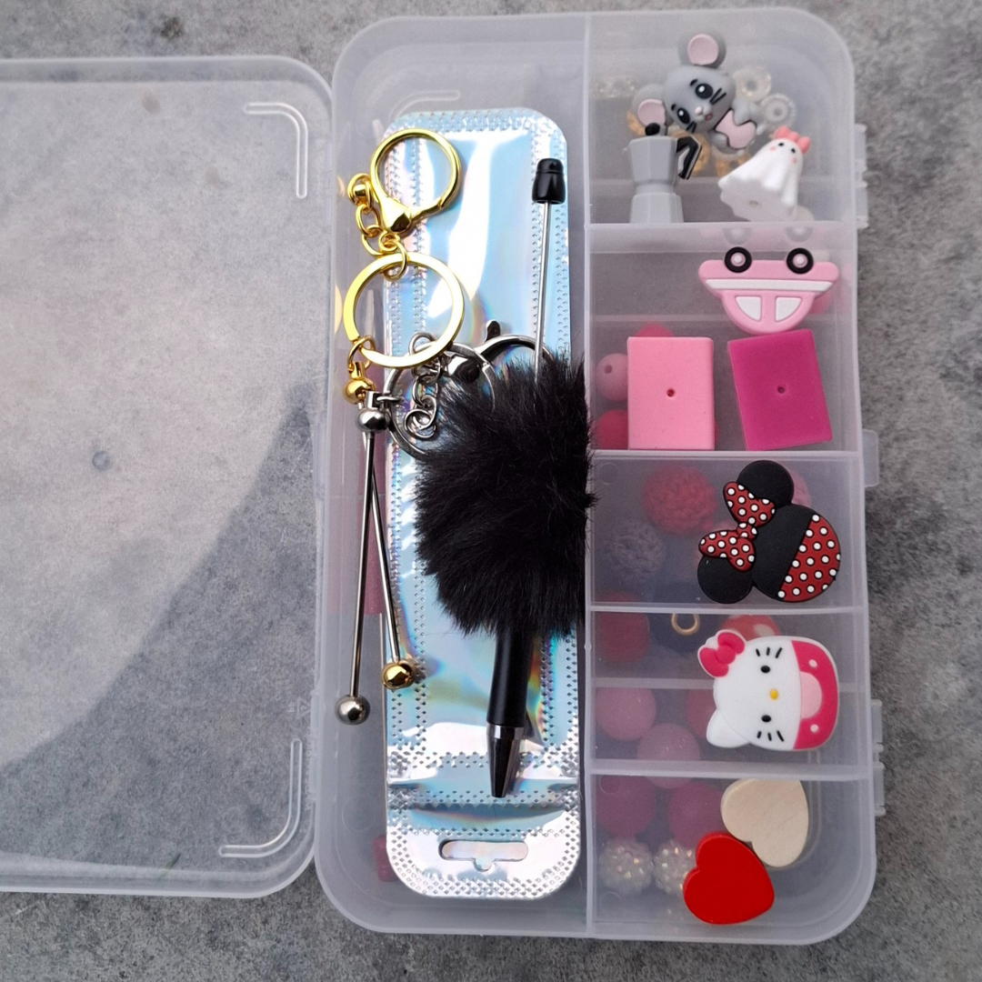 Diy-kit XL  Pärlpennset - Rosadröm - 4
