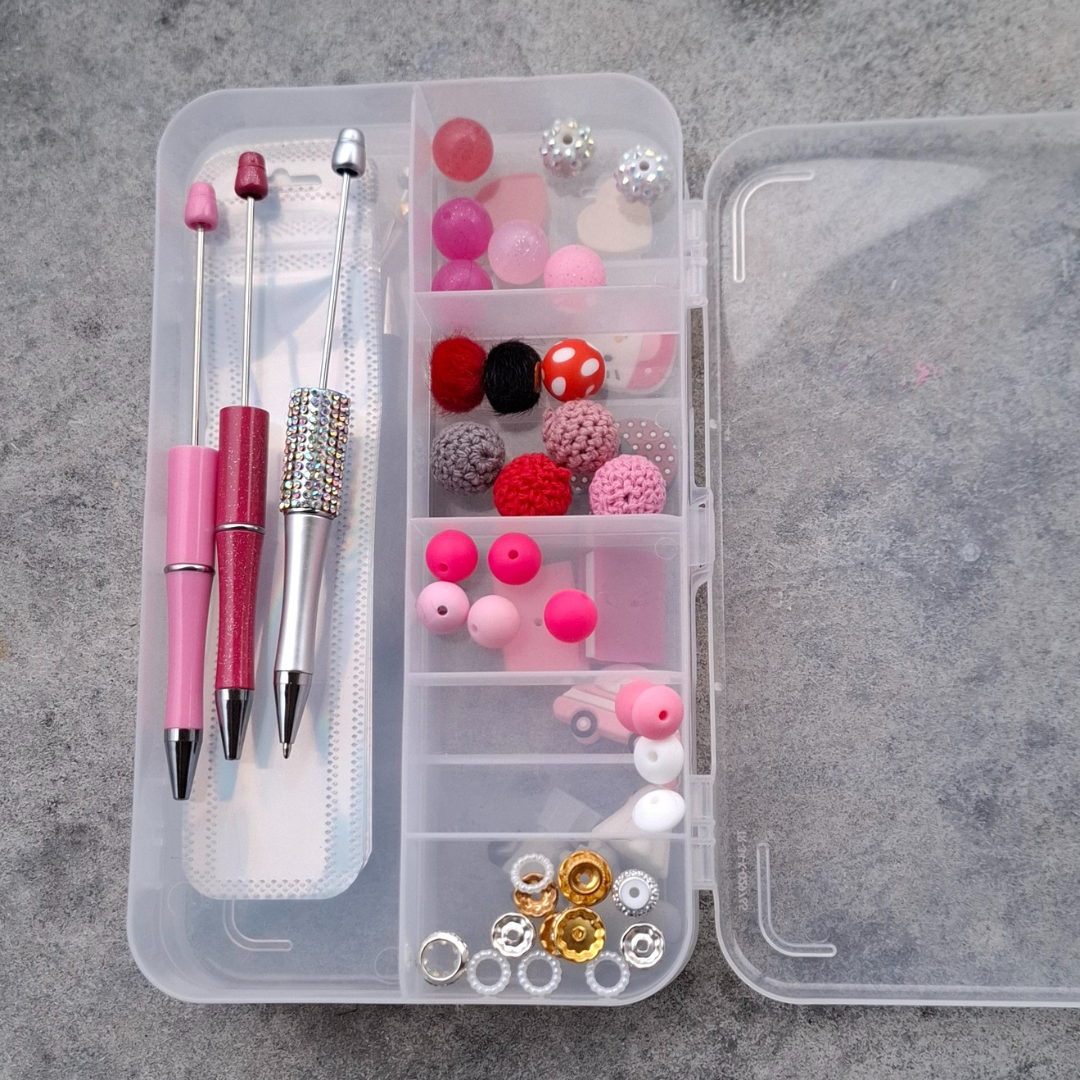 Diy-kit XL  Pärlpennset - Rosadröm - 3