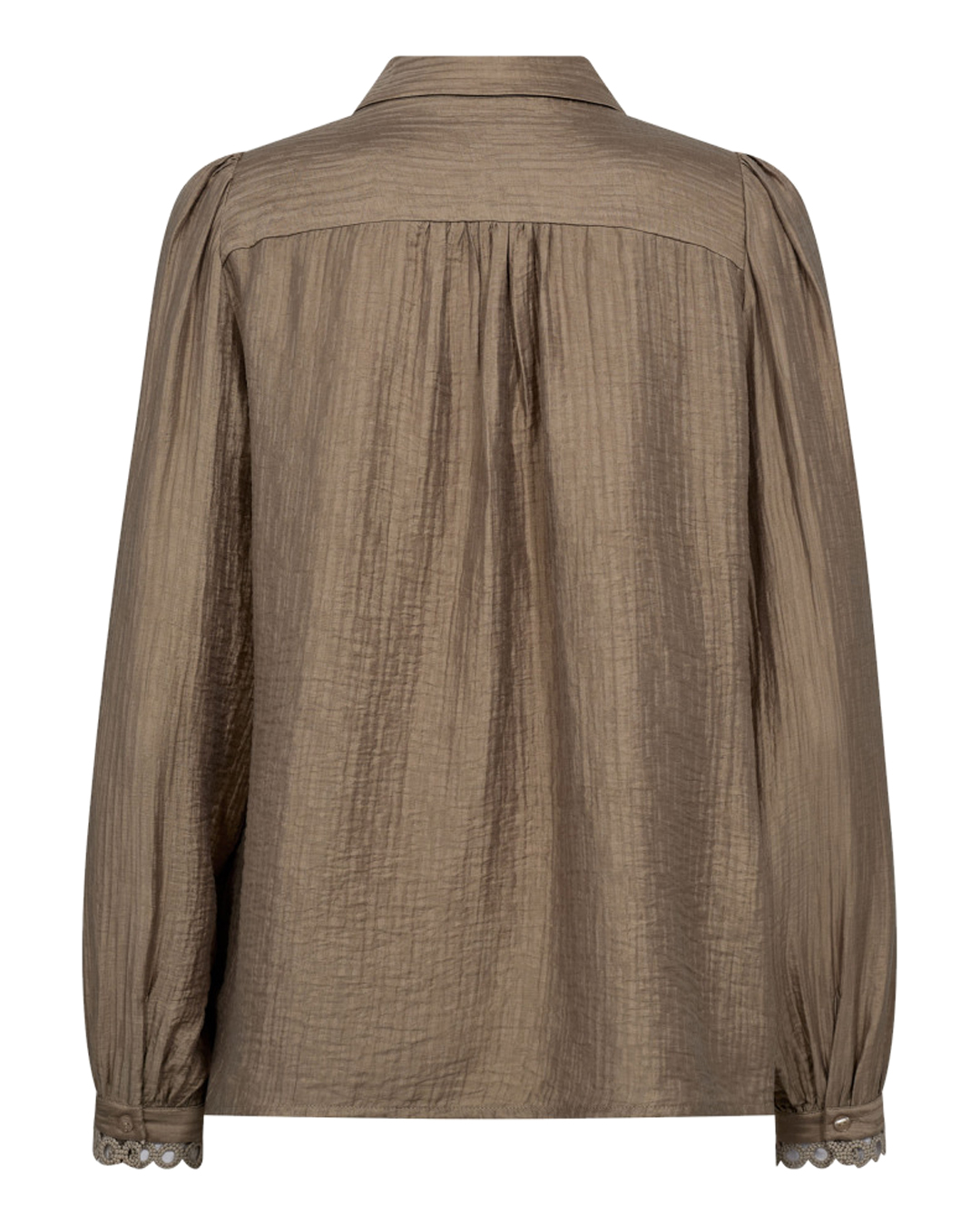 Blus Tassy Lace med krage mullvad - 3