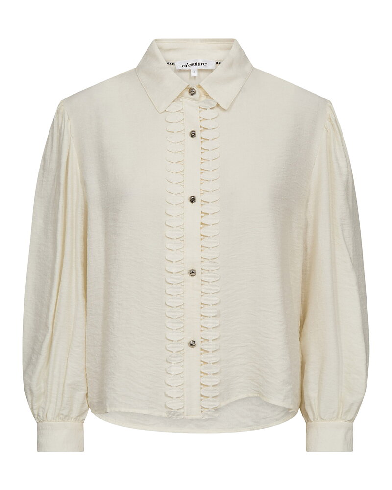 Blus Gloria med krage offwhite