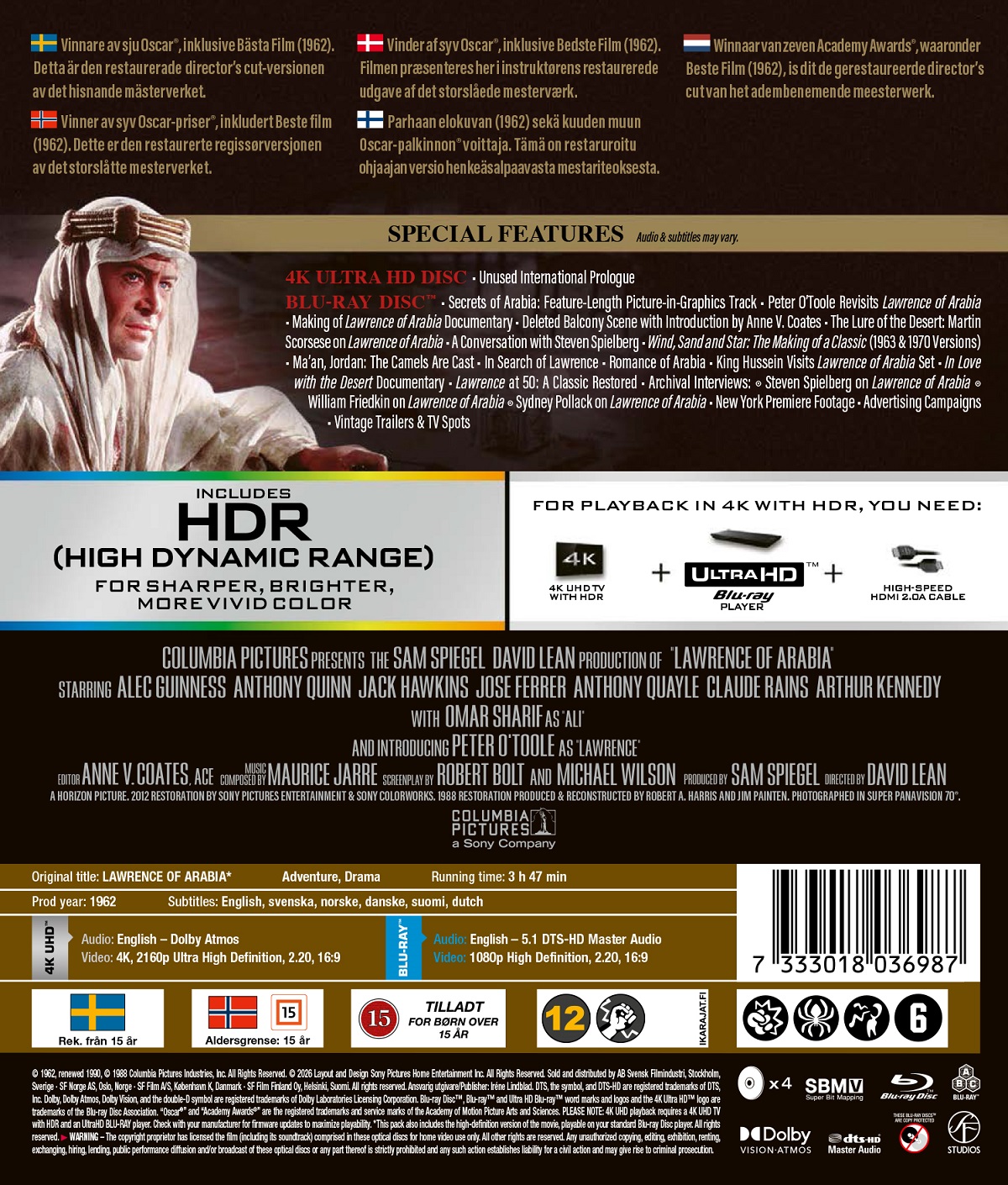 Lawrence of Arabia (4K Ultra HD + Blu-ray) - 2