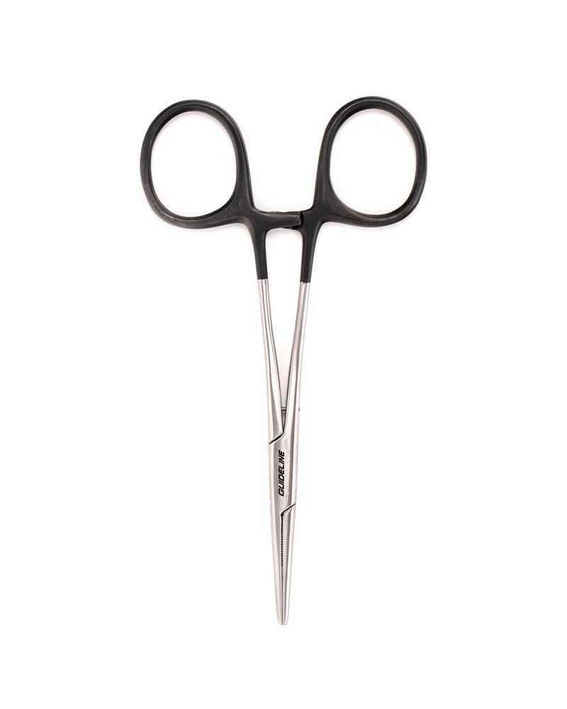 Guideline Straight Forceps 6" - Black/Silver