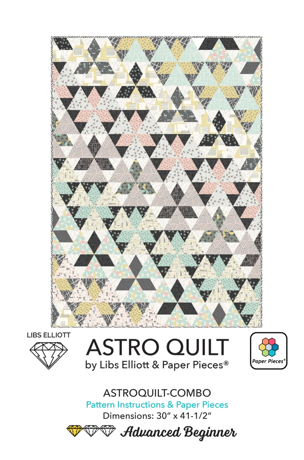 Astro Quilt - Mönster och pappersmallar.