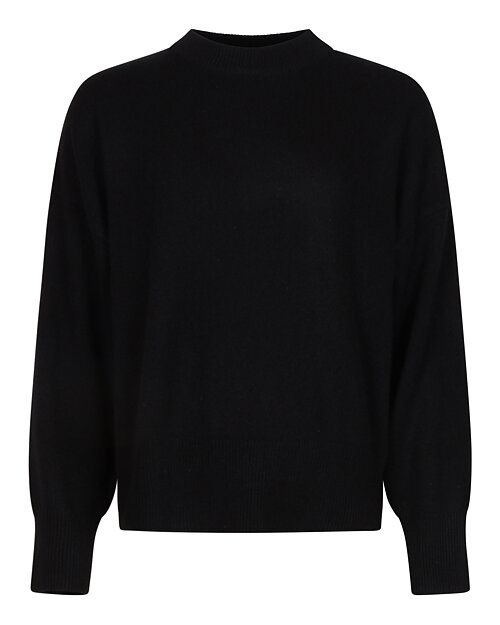 Kashmirjumper boxy svart - 4