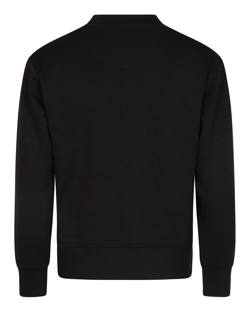 Jumper söm fram modalblandning svart