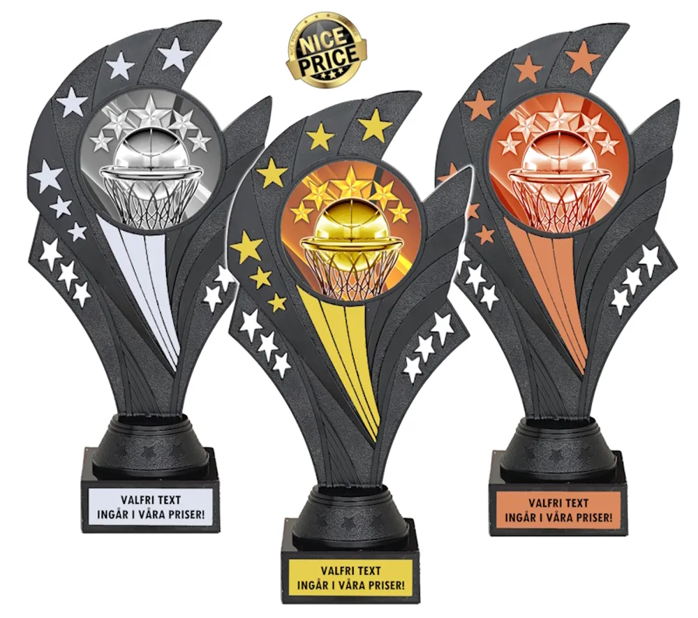 Pokal Black Nova Basket, inklusive gravyr!