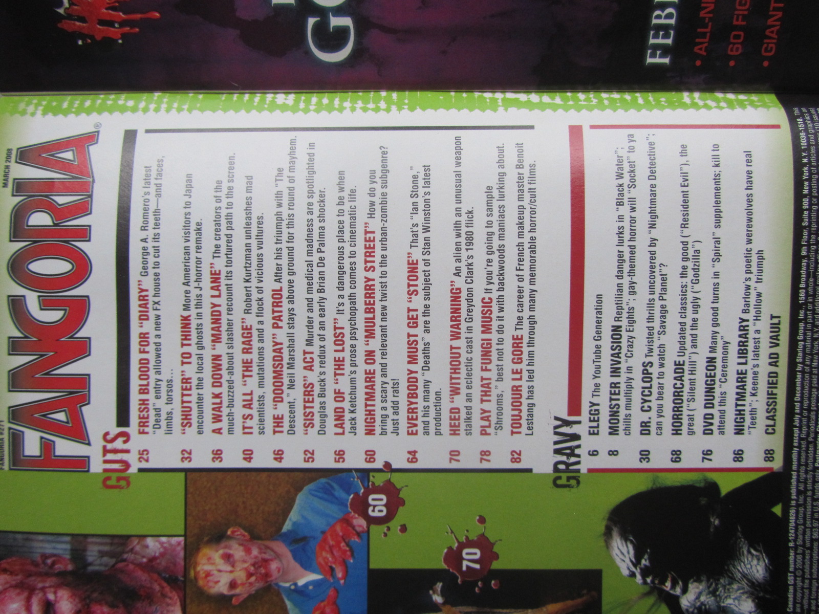 Fangoria 2008 #271 - 2
