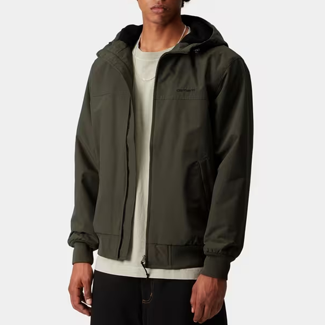 Carhartt WIP - Hooded Sail Jacket Cypress/Black - 2