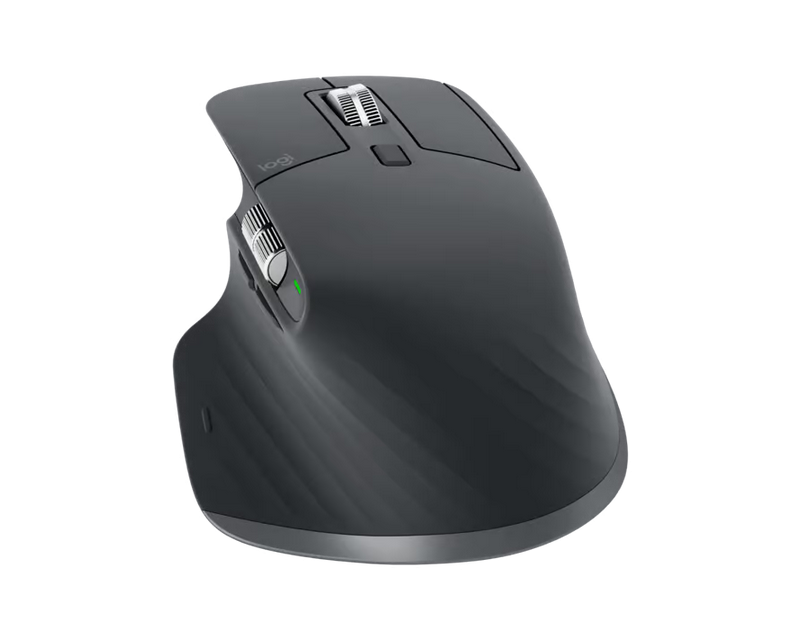 Logitech MX Master 3S (Bluetooth Edition) - Ergonomisk mus - Optic - 7 knappar - 2