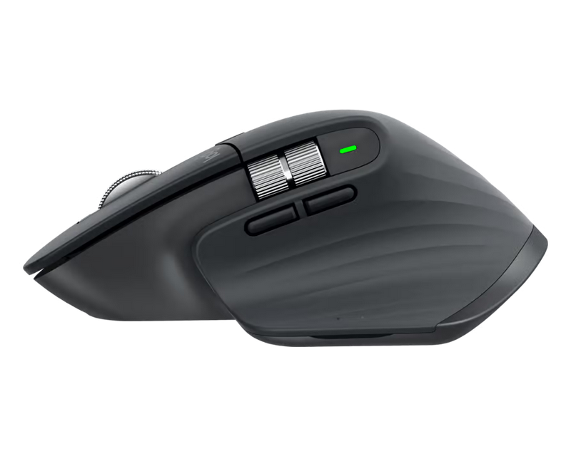 Logitech MX Master 3S (Bluetooth Edition) - Ergonomisk mus - Optic - 7 knappar - 3