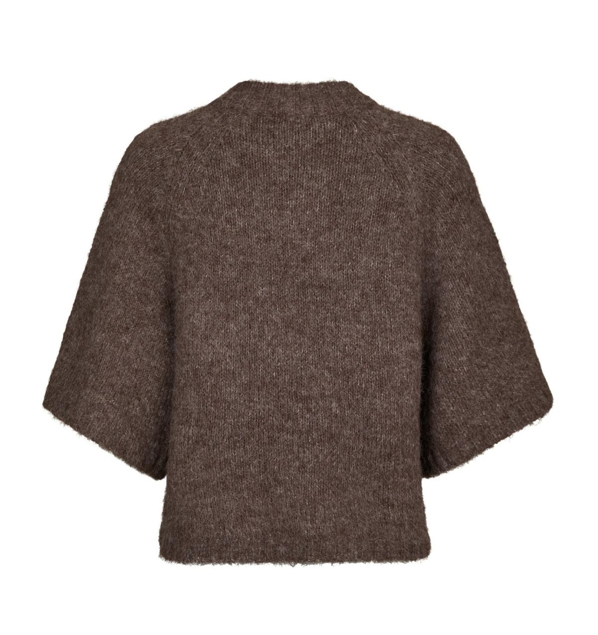 Neo Noir Benuta Fluffy Knit Cardigan, Light Brown - 2