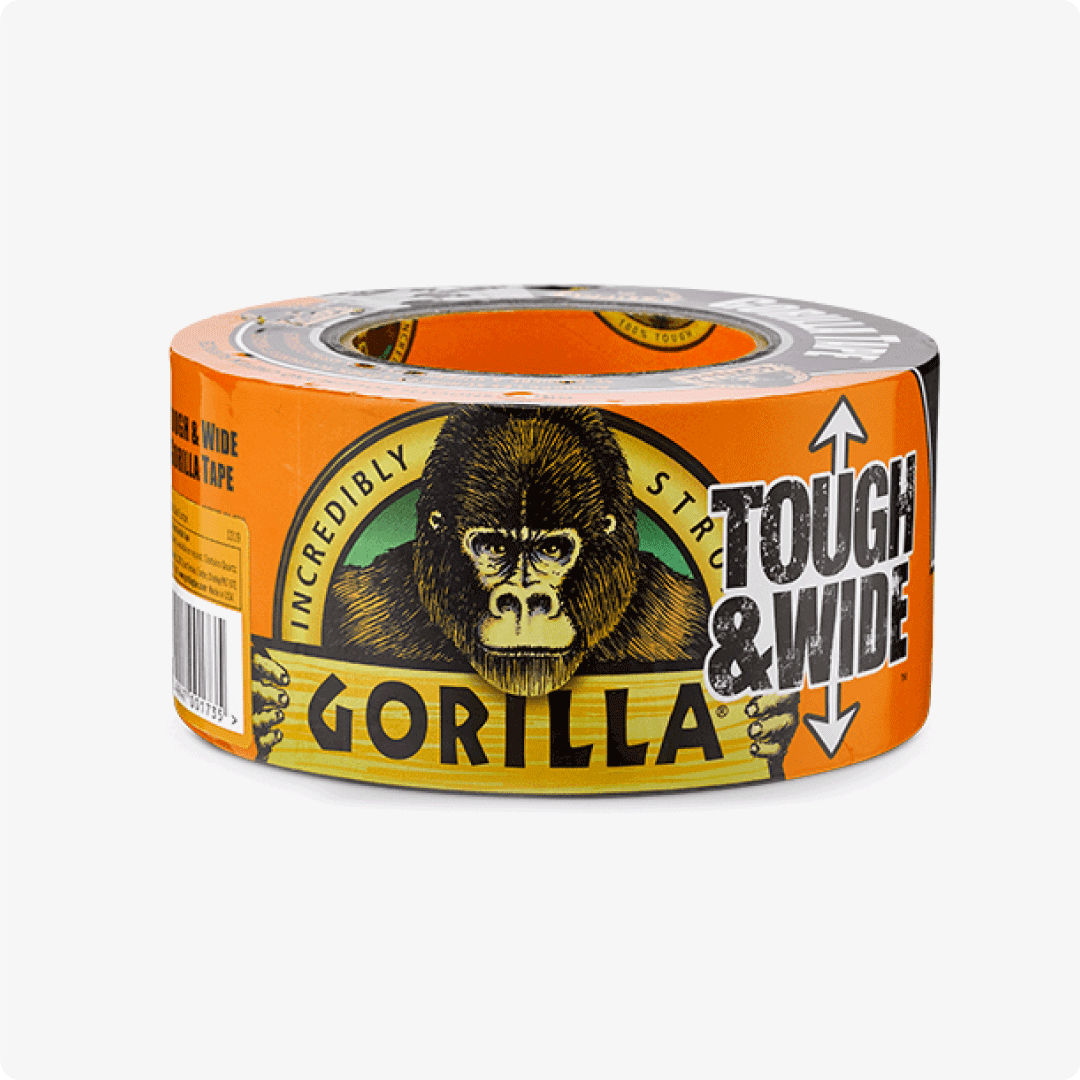 GORILLA TEJP SVART, 48mm x 11m - 2