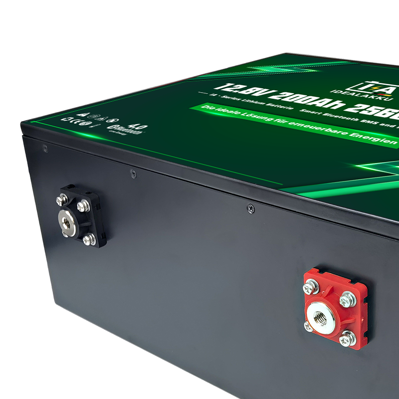 LiFePO4 Batteri 12 Volt 200 Ah , Lifepo4 , BMS , APP -Idealakku- HEAT - - 4