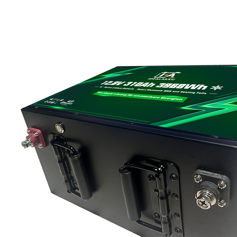 LiFePO4 Batteri 12 Volt 310 Ah , Lifepo4 , BMS , APP -Idealakku- HEAT - - 4