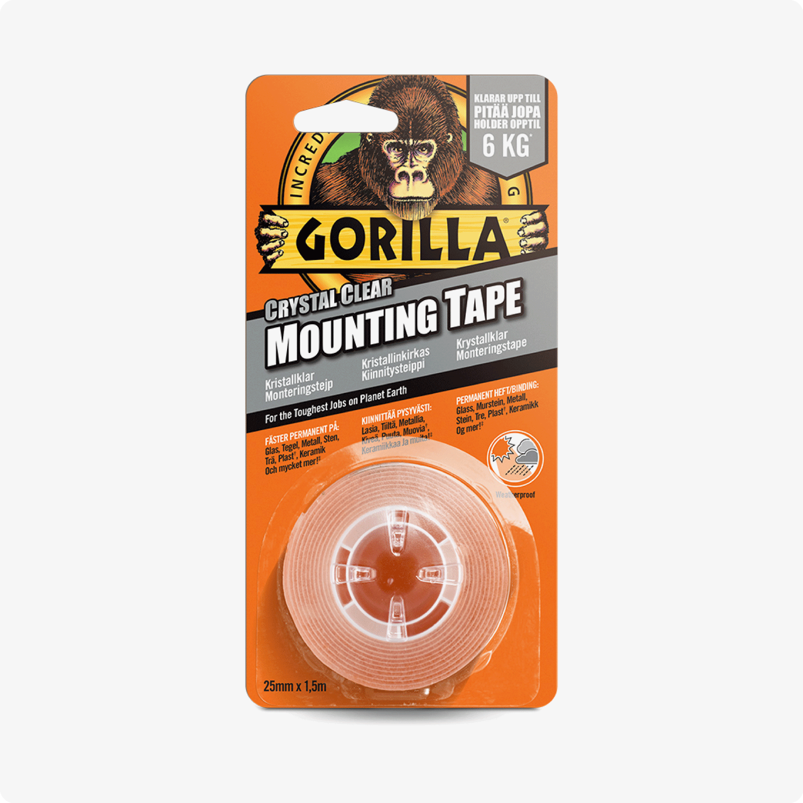 GORILLA MONTERINGSTEJP, klar