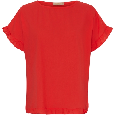 MdcKasimira Top, Röd - Marta Du Chataeu