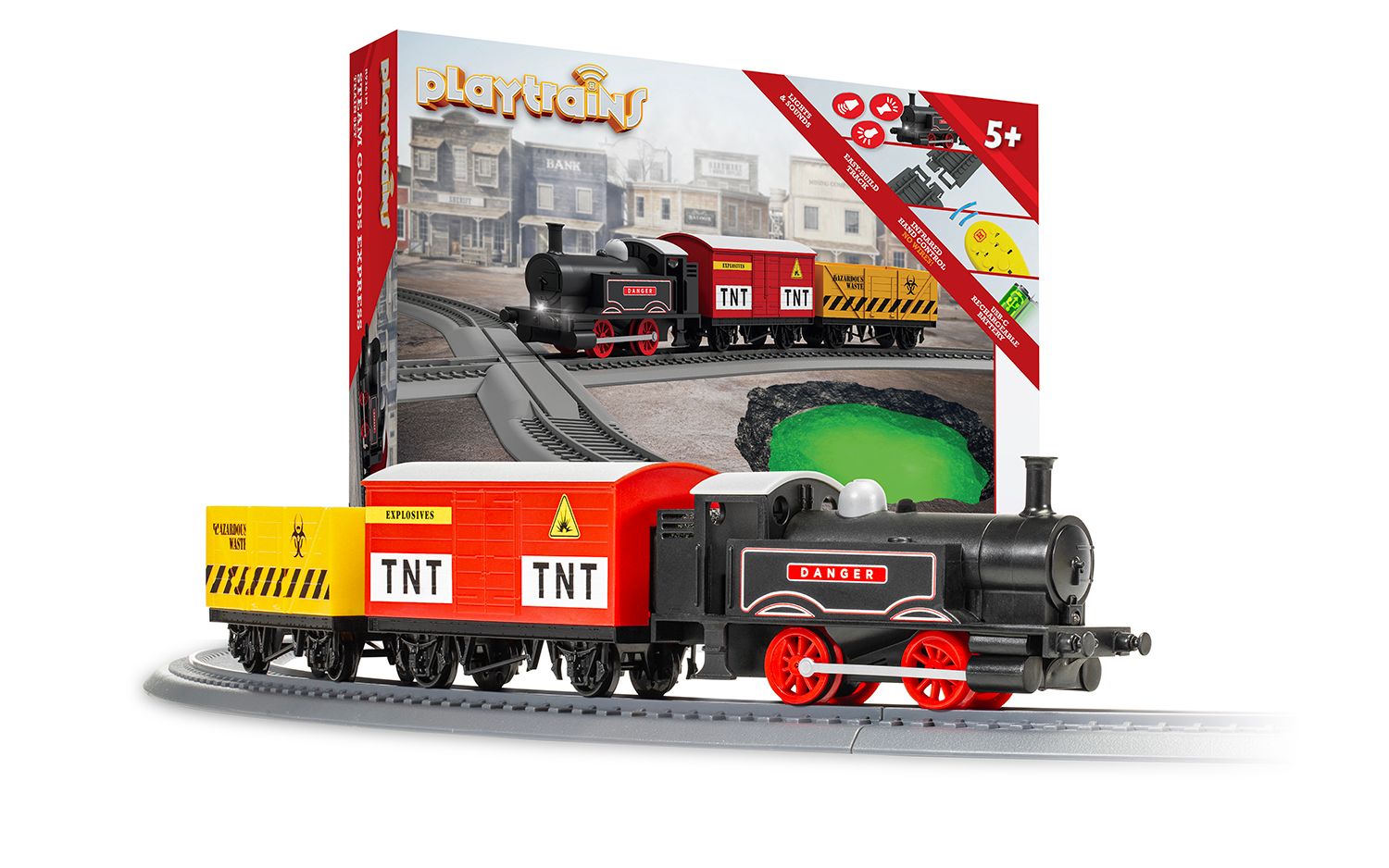 Train set - Steam goods express (Playtrains) 1/76