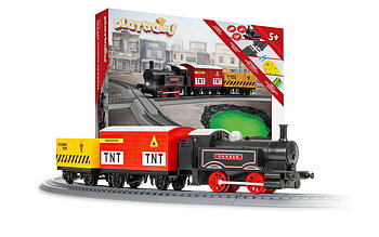 Train set - Steam goods express (Playtrains) 1/76