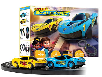 Min första scalextric (Let's play) batteridriven, 1/64