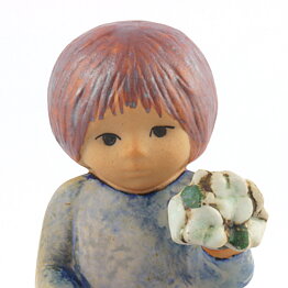 Lisa Larson (Sculptures 1977) Fantastic Flower Girl 22 cm (3)