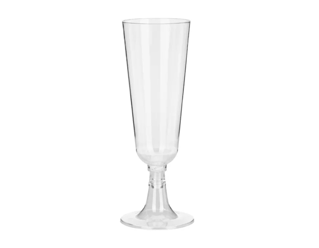 Champagneglas plast - 8-pack