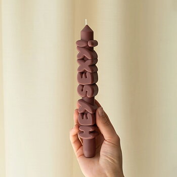 Taper Candle Hey Sexy Mocca