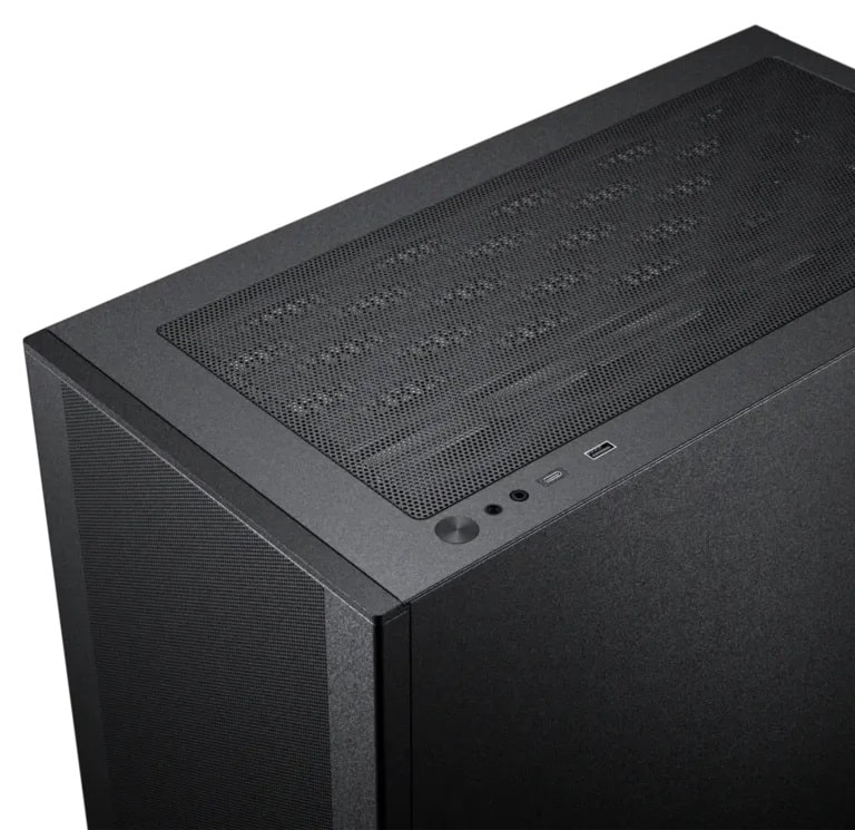 Phanteks XT Pro Ultra (Svart) - Fokus på anslutningar i fram