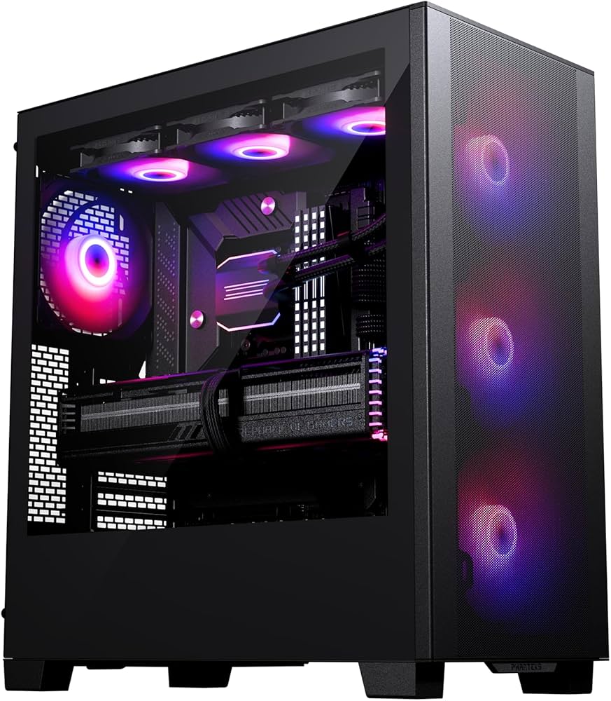 Phanteks XT Pro Ultra (Svart) med alla komponenter monterade