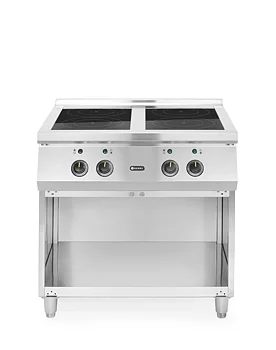 Induction cooker with 4 hobs