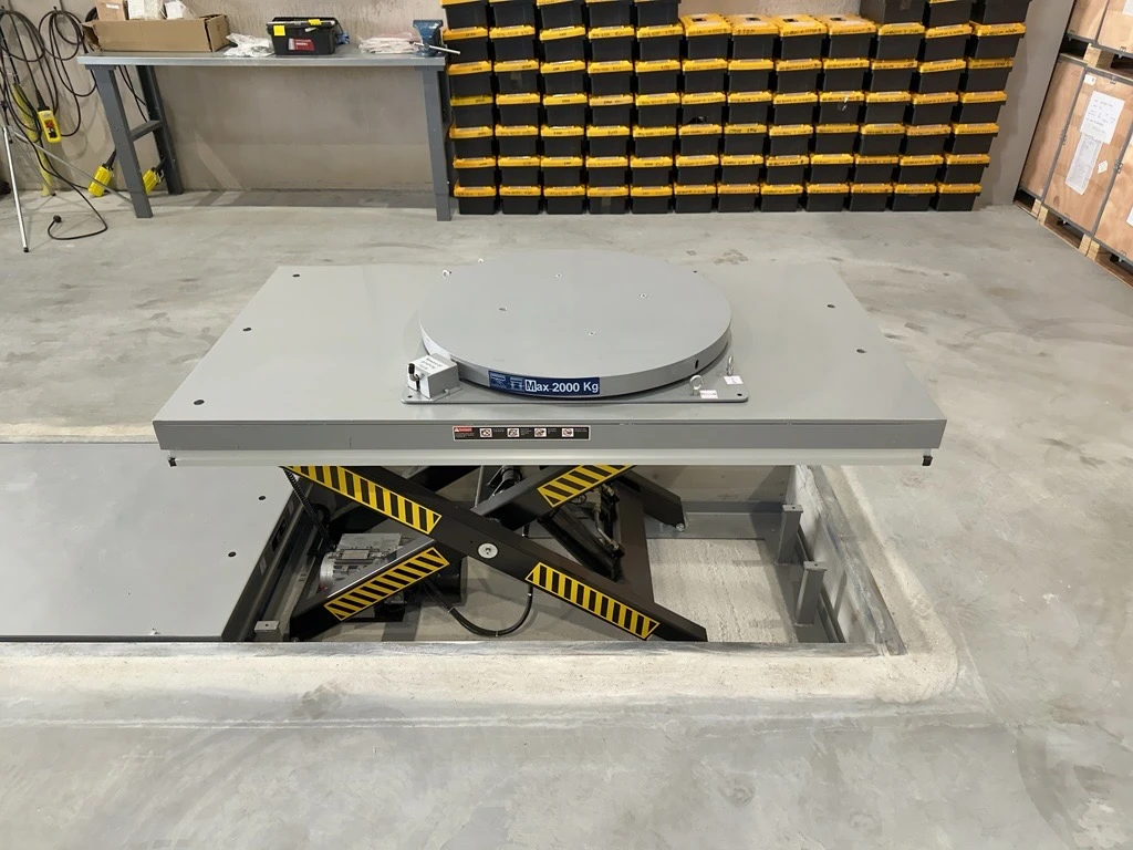 Roterplatta / Maxlast: 2000 kg - 4