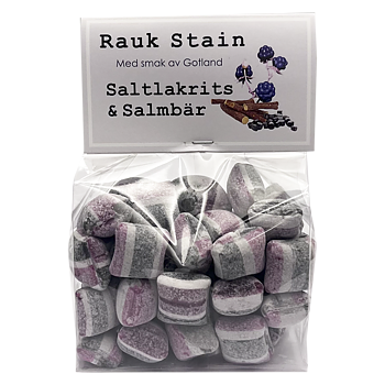 Rauk Stain Saltlakrits/Salmbär påse 20st/fp