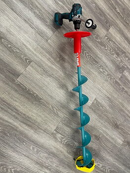 Makita  Isborr, UR RAPALA 155 mm med skruvdragare DDF486Z solo