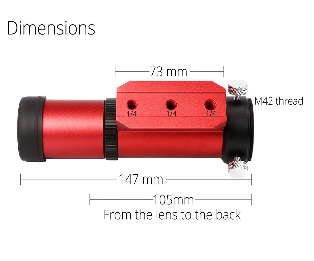 WILLIAM OPTICS UNIGUIDE 32 MM GUIDETELESKOP - 4