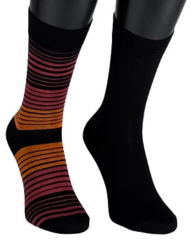 2-Pack Millers Randiga Strumpor