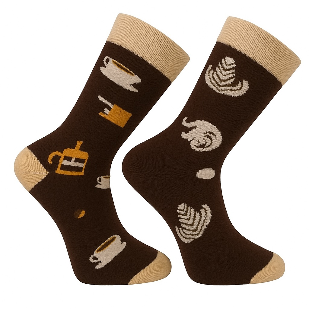 2-Pack Millers Kaffe Strumpor