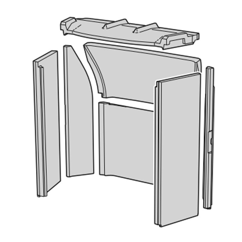 Pallset för Contura 810/820/870 Style