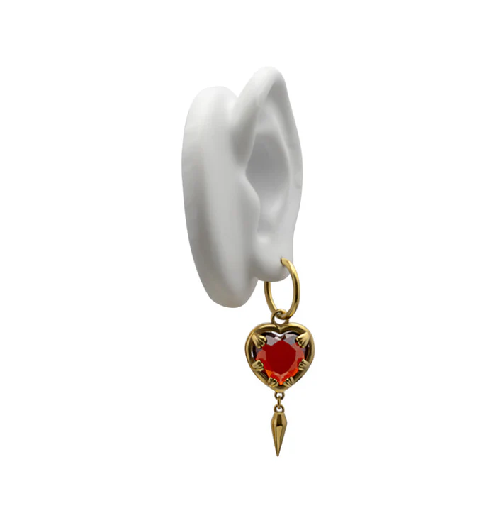 Claw heart big gold - 2