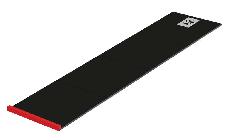 Bullet Puzzle Mat Black With built in Red Oche - 3