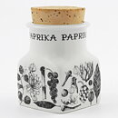 Esteri Tomula (Maustekuvio 1968) Spice Jar Paprika with Plant Decor 9 cm