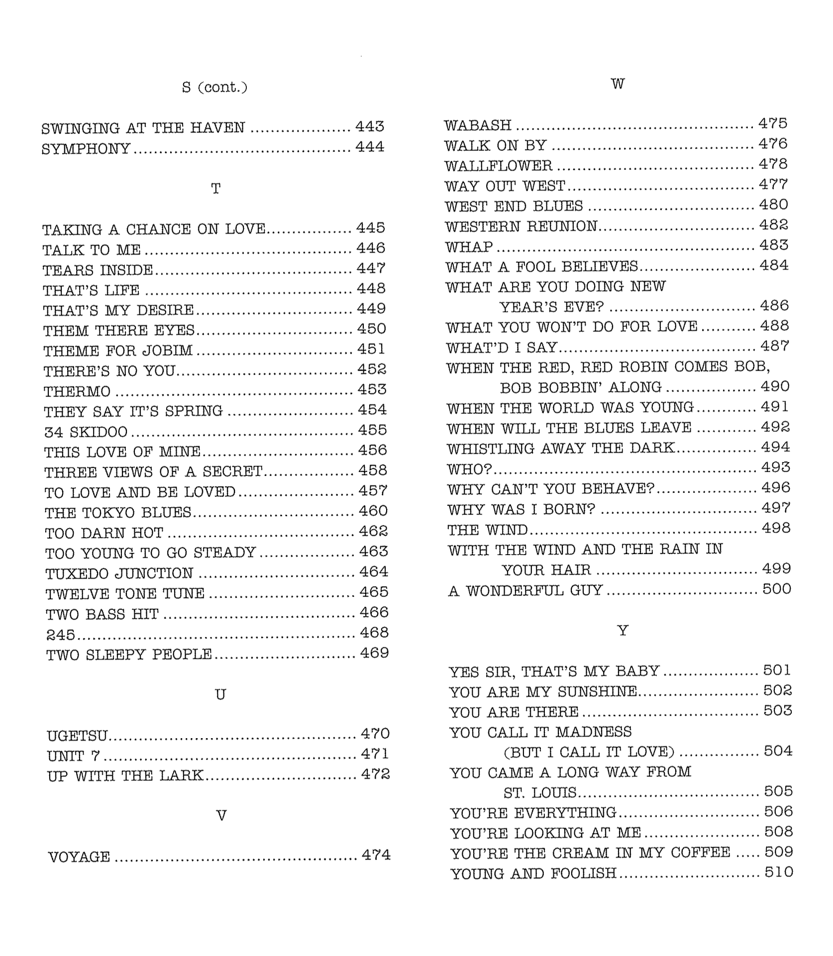 The Real Book - Volume 4, "C" - 7