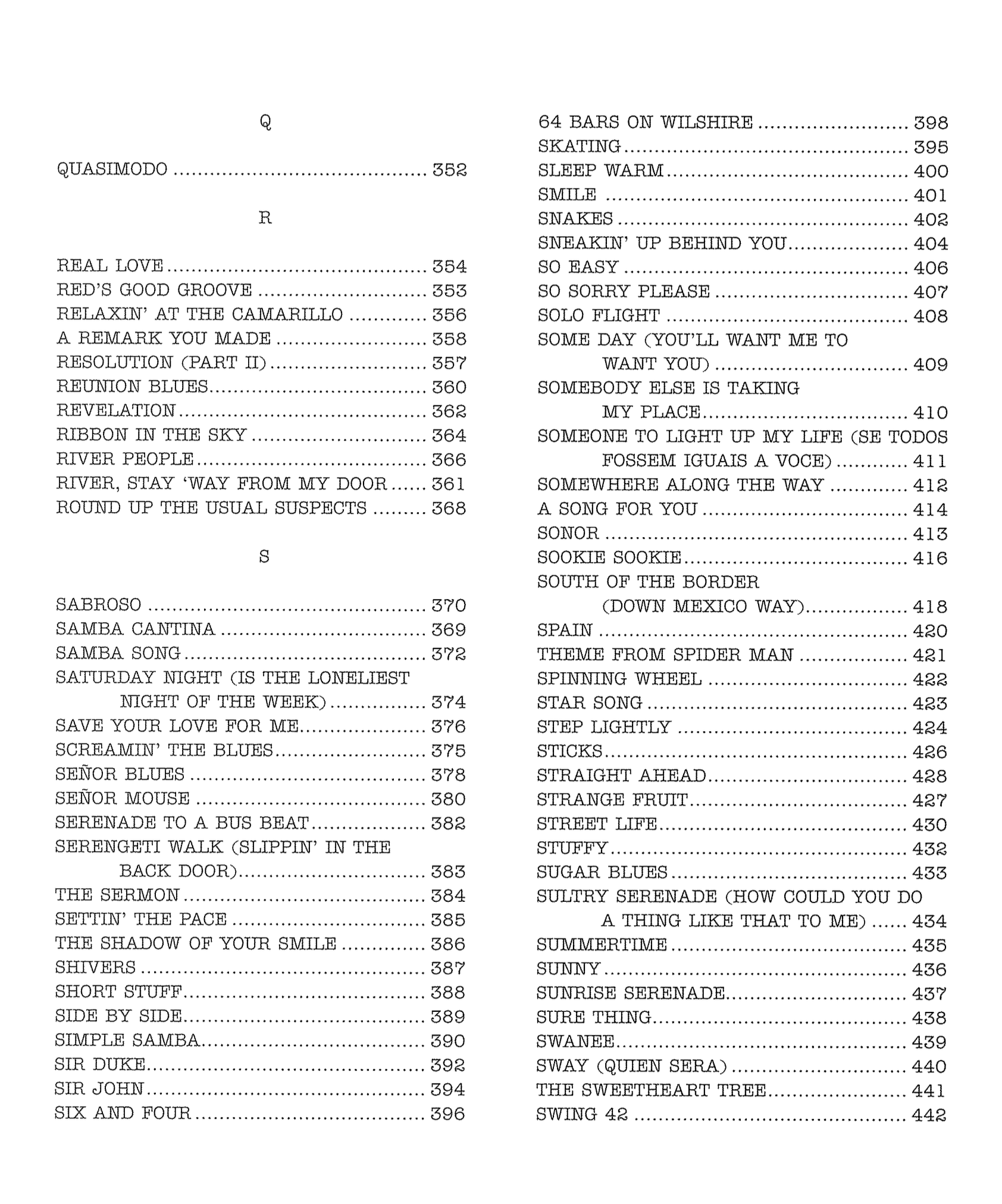 The Real Book - Volume 4, "C" - 6