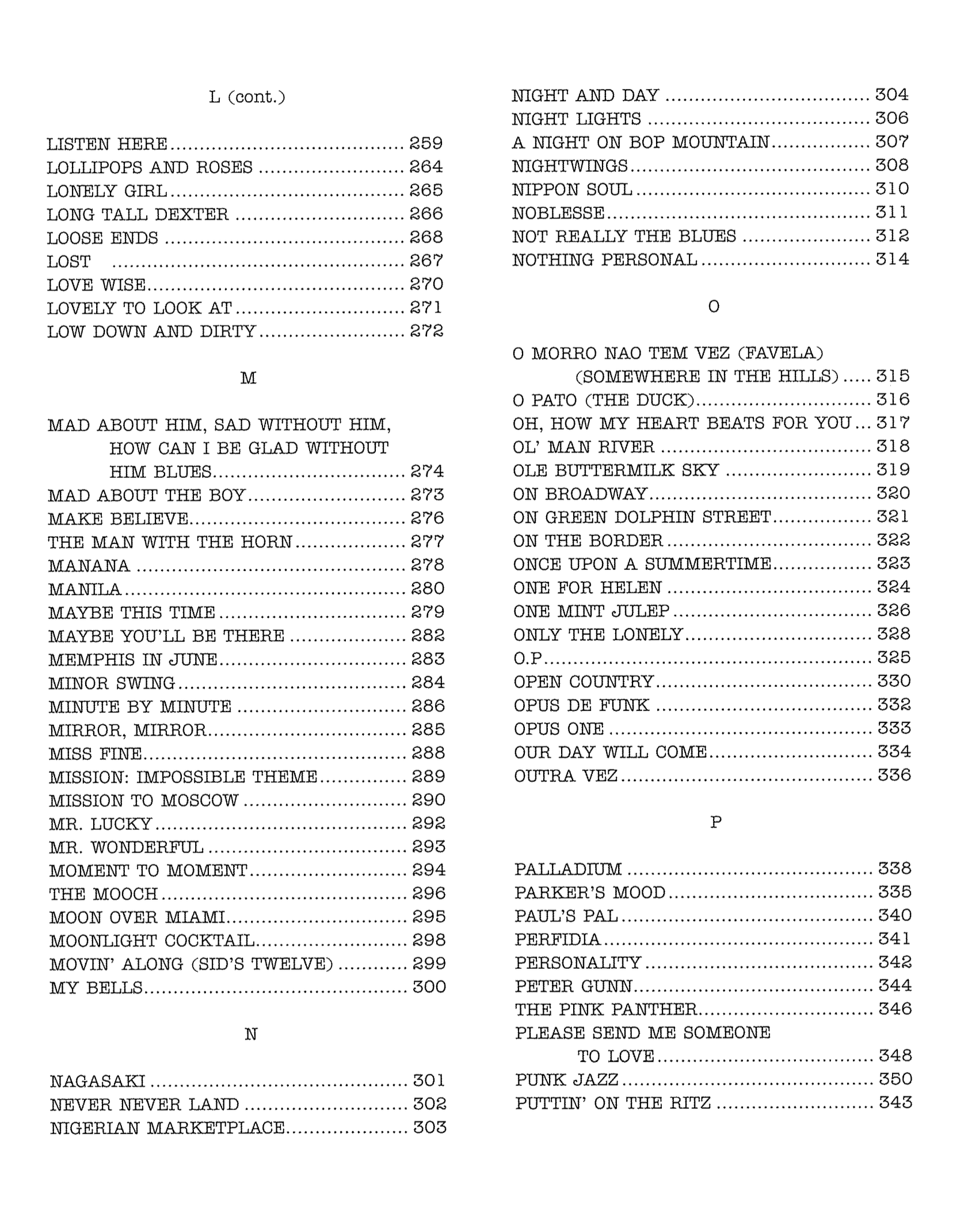 The Real Book - Volume 4, "C" - 5
