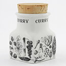 Esteri Tomula (Maustekuvio 1968) Spice Jar Curry with Plant Decor 9 cm