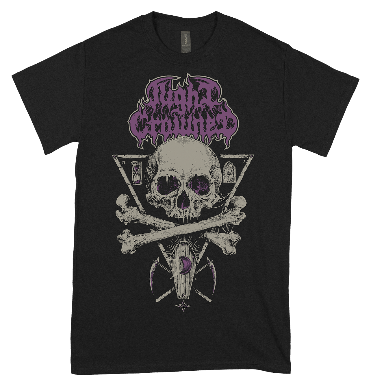 NIGHT CROWNED - Skull T-shirt