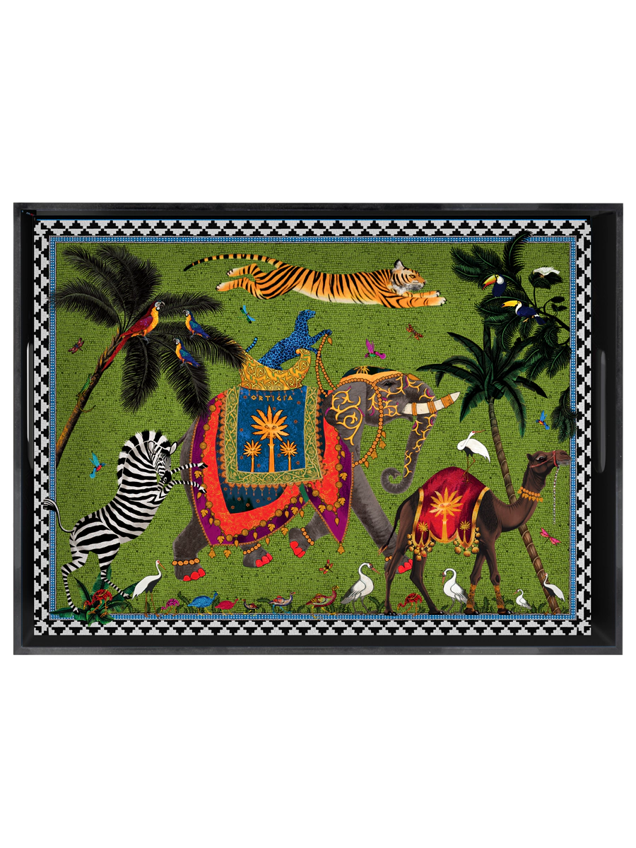 ORTIGIA Bricka Flying Tiger 55x41 cm - 2