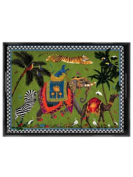 ORTIGIA Bricka Flying Tiger 55x41 cm