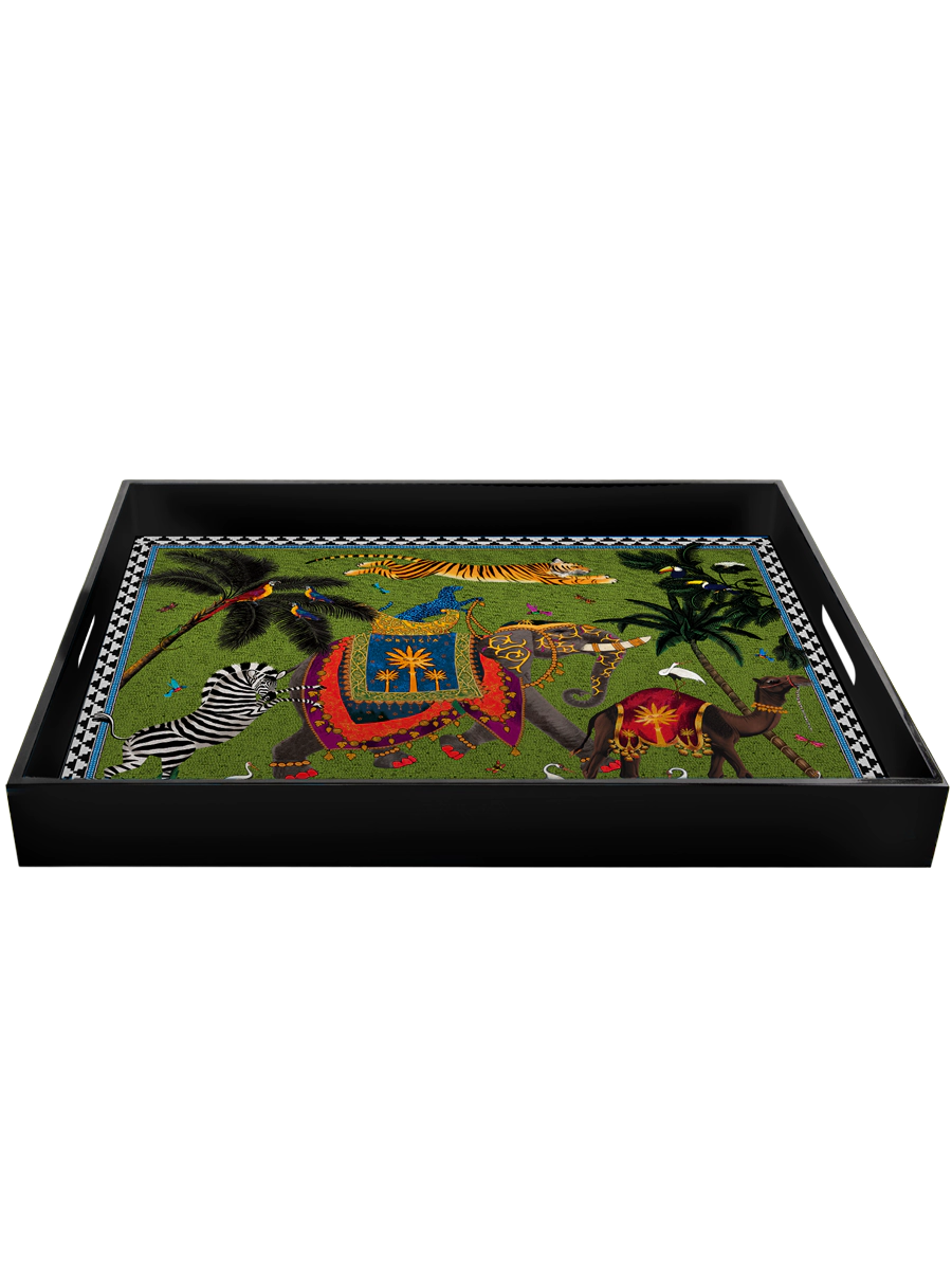 ORTIGIA Bricka Flying Tiger 55x41 cm